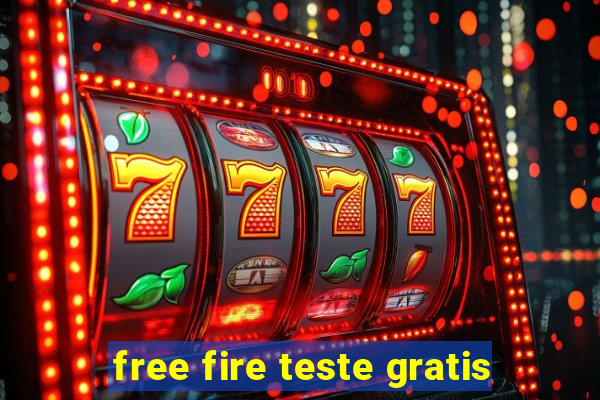 free fire teste gratis